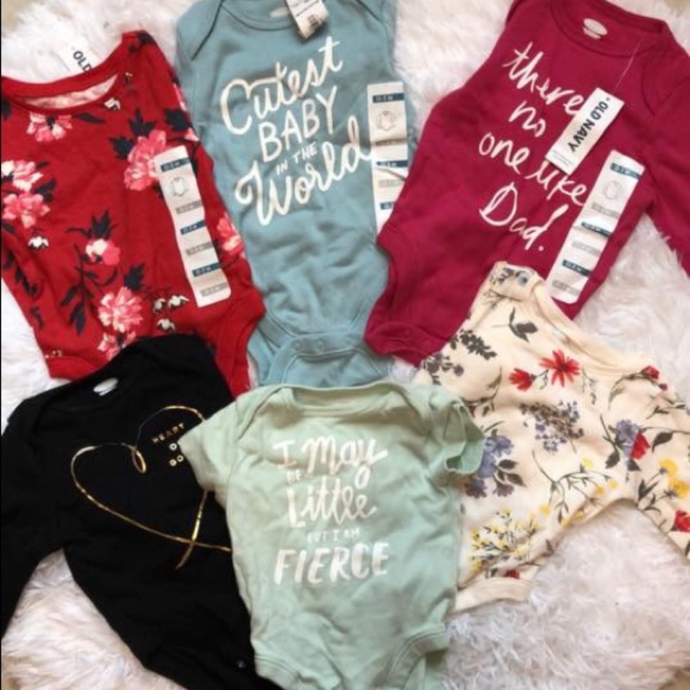 Baby Girl Onesie Lot
